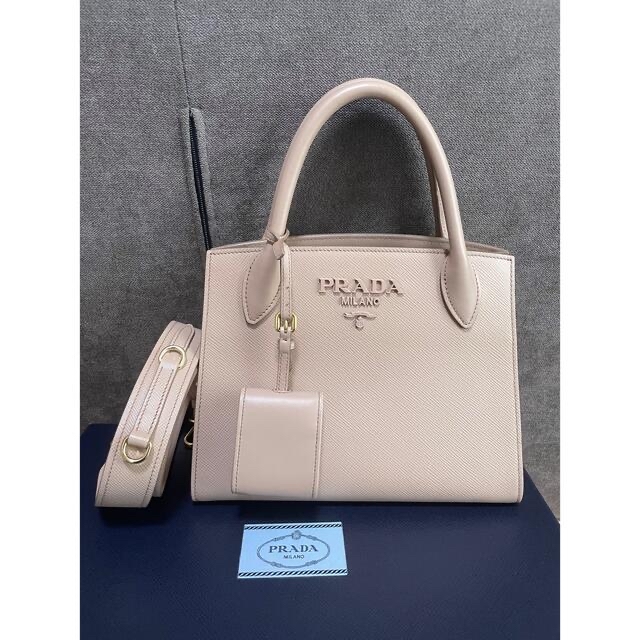 PRADA ハンドバッグ ピンクベージュ PRADA ハンドバッグ ピンクベージュ