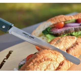 ユニフレーム(UNIFLAME)の［ゆり様］未使用　ユニフレーム　ブレッドナイフ（折りたたみパン切りナイフ）(調理器具)