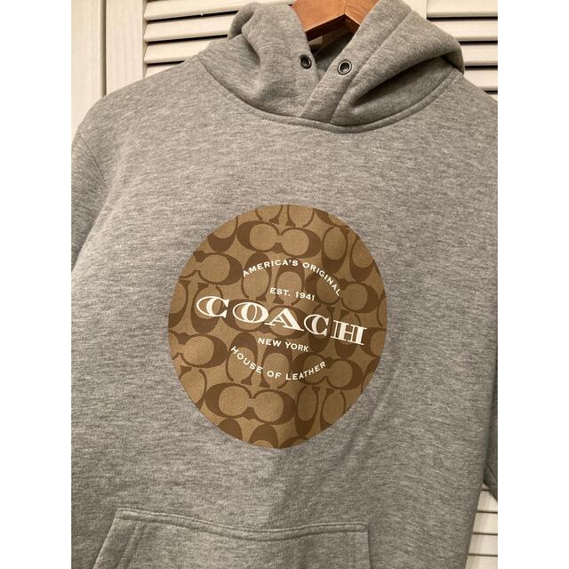 爆買い安い】 COACH - コーチ パーカー シグネチャー グレー の通販 by