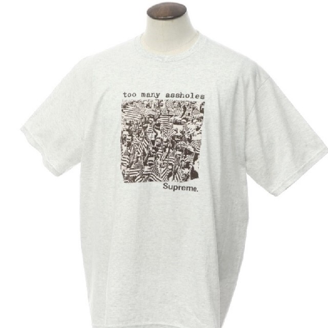 【L】 Supreme  Too Many Assholes Tee  杢