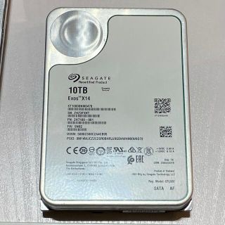 10TB HDD SEAGATE Exos 7200rpm SATA(PCパーツ)