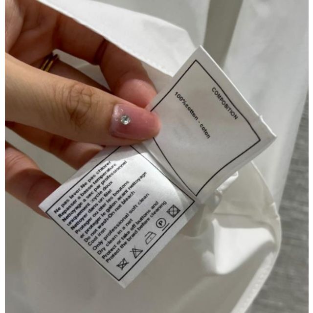 レディース CHANEL - CHANEL シャネル ブラウス コットン ホワイト の ...