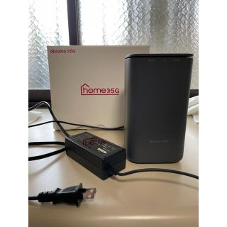 エヌティティドコモ(NTTdocomo)のNTTドコモ SHARP home 5G HR01 ダークグレー(その他)