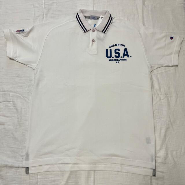 Champion(チャンピオン)のチャンピオン ゴルフウェア メンズ ポロシャツ ホワイト XL メンズのトップス(ポロシャツ)の商品写真