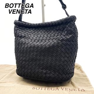 ボッテガヴェネタ(Bottega Veneta)の良品　ボッテガヴェネタ　ショルダーバッグ  イントレチャート　2way　ブラック(ショルダーバッグ)