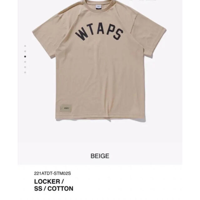 【Lサイズ】 NAVY WTAPS LOCKER SS COTTON TEE