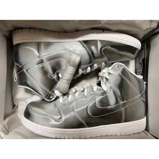 ナイキ(NIKE)の新品 CLOT Nike Dunk High Flux "Silver" 28(スニーカー)