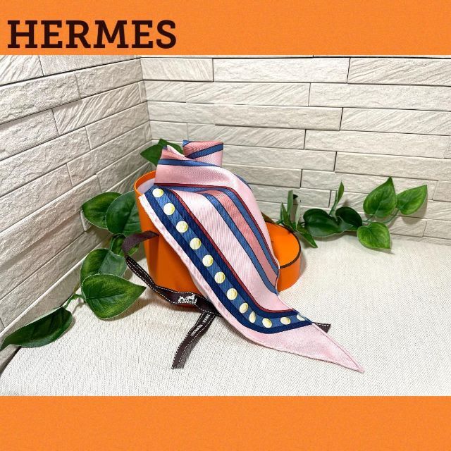 ✨❤️美品❤️HERMES ロザンジュPM スカーフ シルク タグ付 箱付✨