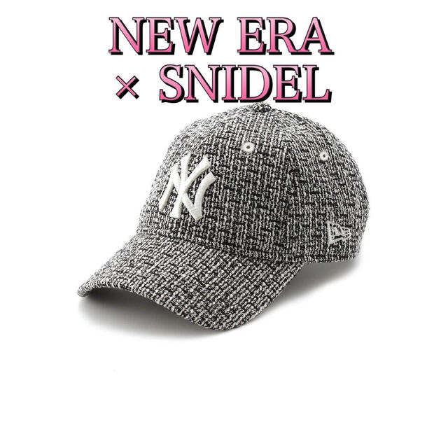 SNIDEL(スナイデル)の★ SNIDEL 別注 ★ NEW ERA ヤンキース ツイード レディースの帽子(キャップ)の商品写真