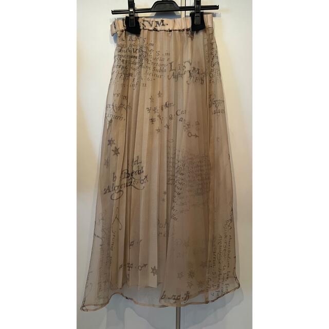 Ameri HOROSCOPE SHEER PLEATS SKIRT M 新品