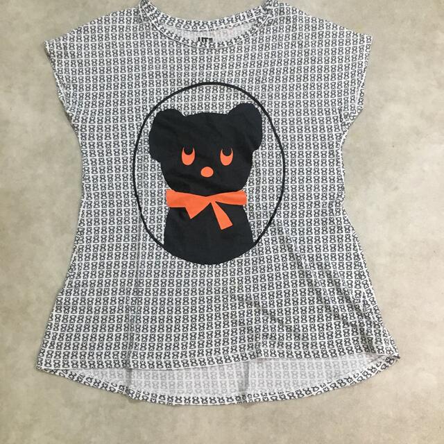 UNIQLO(ユニクロ)のキッズTシャツ(girls) 2枚セット キッズ/ベビー/マタニティのキッズ服女の子用(90cm~)(Tシャツ/カットソー)の商品写真