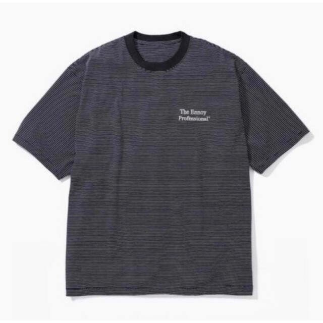 Ennoy BORDER SS TEE 【M】黒　新品 1