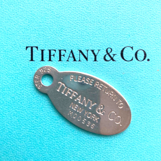 Tiffany.Co　ティファニー　オーバルタグ　ネックレス