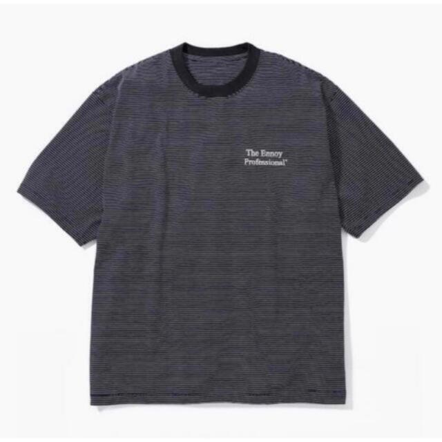 Ennoy BORDER SS TEE 【M】黒　新品