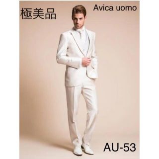シューズ付】AVICA UOMO AU-59 【オフホワイト タキシード】S | www