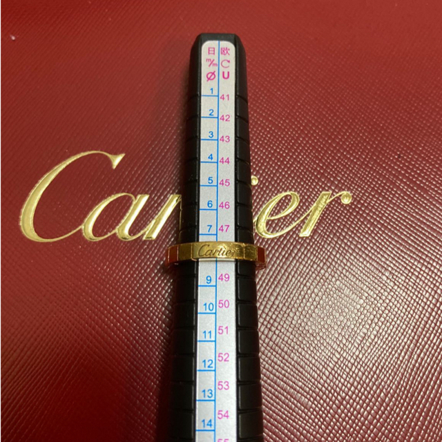 Cartier(カルティエ)のcha様専用　カルティエ　ラニエール　リング　イエローゴールド　保証書あり　指輪 レディースのアクセサリー(リング(指輪))の商品写真