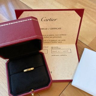 カルティエ(Cartier)のcha様専用　カルティエ　ラニエール　リング　イエローゴールド　保証書あり　指輪(リング(指輪))