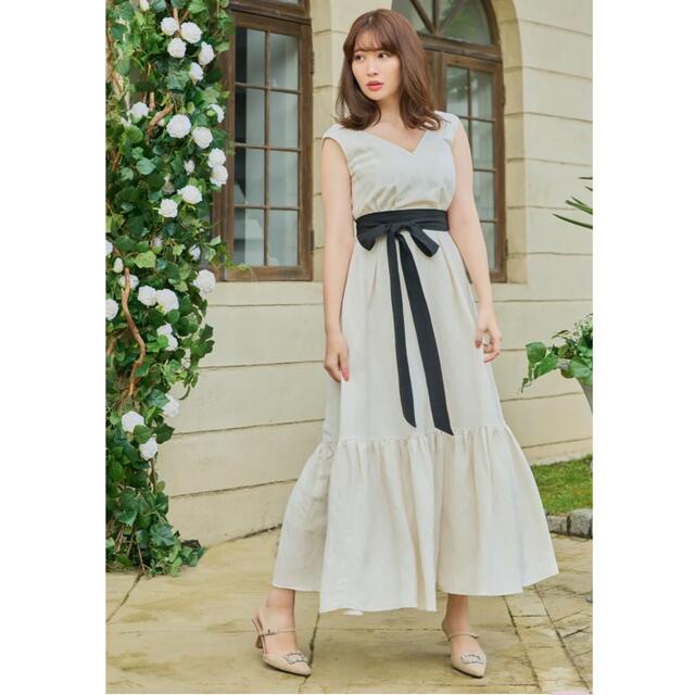 Her lip to - Her lip to Linen Belted Maxi Dressの通販 by mofufu's