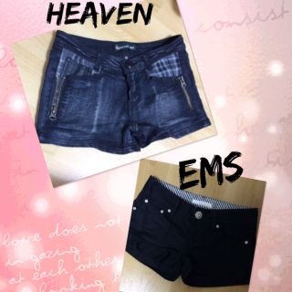 ヘブンアンドアース(HEAVEN and Earth)のHEAVEN♡EMS ショーパンSET(ショートパンツ)