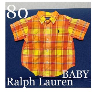 ラルフローレン(Ralph Lauren)のラルフローレン　ベビー半袖シャツ チェックシャツ(シャツ/カットソー)