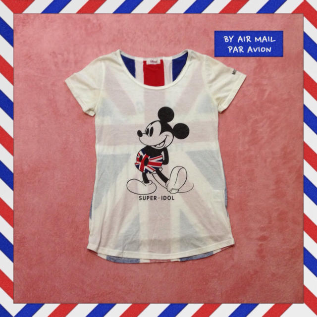 Disney(ディズニー)のDisney ミッキー 国旗柄ワンピ レディースのワンピース(ミニワンピース)の商品写真