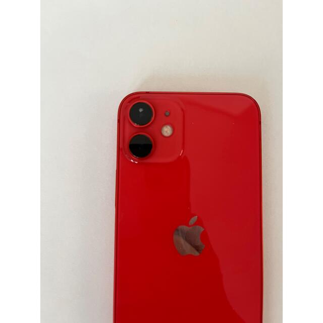 iPhone(アイフォーン)のiPhone 12 mini 128GB （PRODUCT）RED SIMフリー スマホ/家電/カメラのスマートフォン/携帯電話(スマートフォン本体)の商品写真