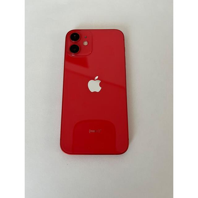 iPhone(アイフォーン)のiPhone 12 mini 128GB （PRODUCT）RED SIMフリー スマホ/家電/カメラのスマートフォン/携帯電話(スマートフォン本体)の商品写真