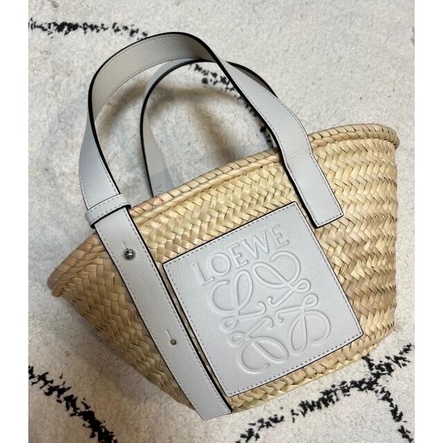 LOEWE カゴバッグ ホワイト スモール-