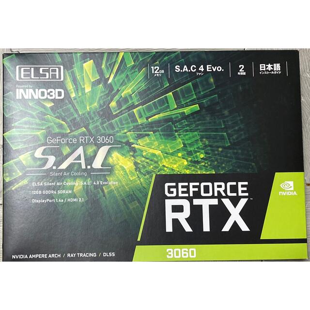 RTX3060 ELSA （保証書付）