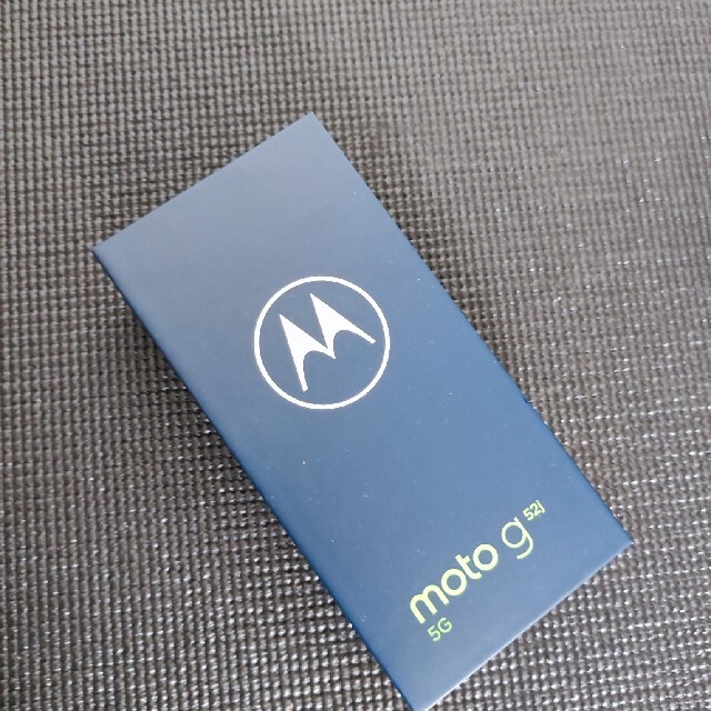 【新品未開封】motog52j 5gインクブラック SIMフリー