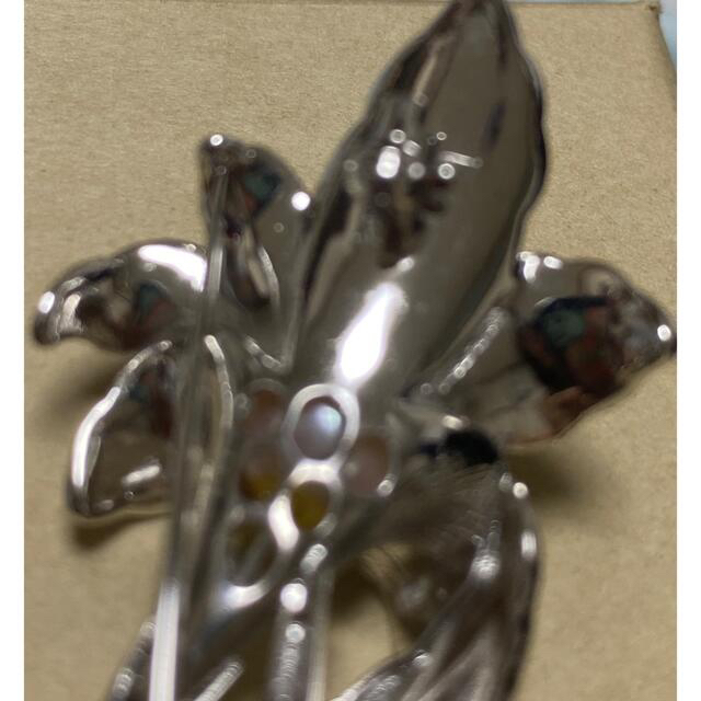 シルバー　silver 刻印あり　ブローチ　ペンダントトップ レディースのアクセサリー(ネックレス)の商品写真