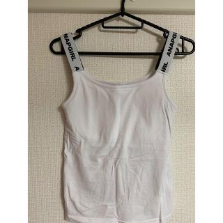 アナップ(ANAP)のアナップ　カップ付きキャミソール(Tシャツ/カットソー)