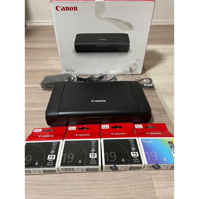 【動作確認済&純正インク付き】Canon モバイルプリンター TR153