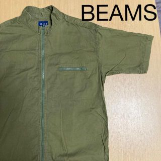 ビームス(BEAMS)のBEAMS ビームス　半袖シャツ　カーキ(シャツ)