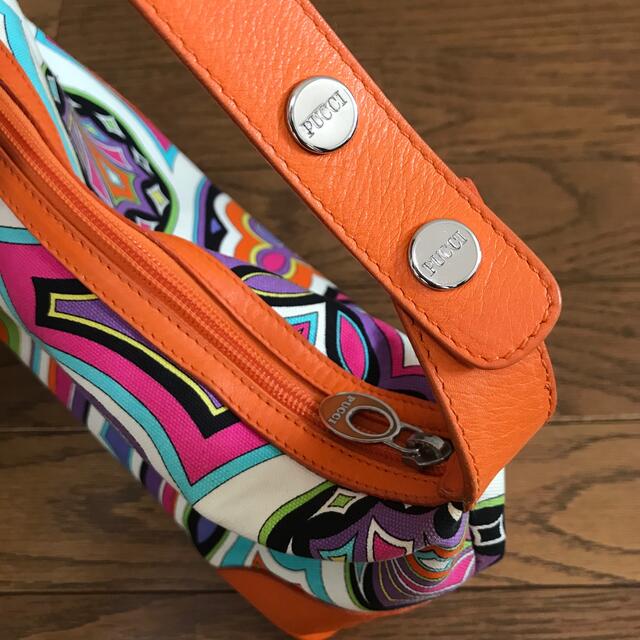 EMILIO PUCCI(エミリオプッチ)の【EMILIO PUCCI】エミリオプッチ ミニハンドバッグ オレンジ レディースのバッグ(ハンドバッグ)の商品写真