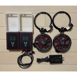夏本番即日発送即使える1日快適サンエス空調服RD9010・RD9090×2セット(その他)