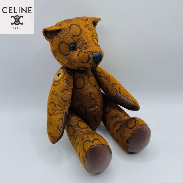 【希少】CELINE セリーヌ サルキー Cマカダム ぬいぐるみ テディベア | フリマアプリ ラクマ