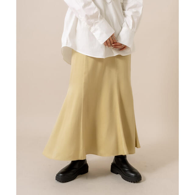 mystic(ミスティック)の[mline] WEB限定 サテンマーメイドスカート レディースのスカート(ロングスカート)の商品写真