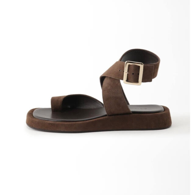 L'Appartement DEUXIEME CLASSE(アパルトモンドゥーズィエムクラス)のアパルトモンGIA / RHW ankle Strap Suede Sandal レディースの靴/シューズ(サンダル)の商品写真