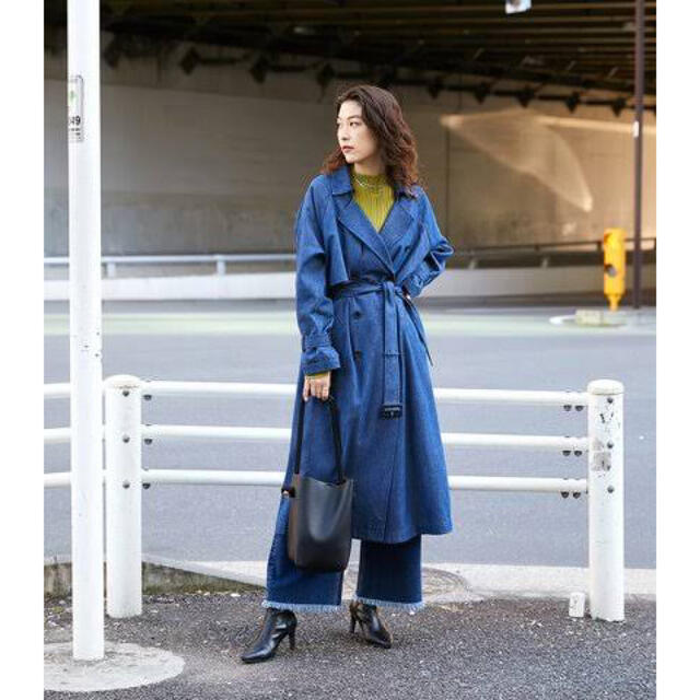 【TOGA PULLA】Trench coat with denim トレンチ