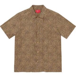 supreme Leopard Silk S/S Shirt  L size(シャツ)