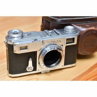 ZEISS IKON Contax Ⅱ 輸出用 ケース・スプール付き(フィルムカメラ)