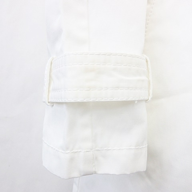 MONCLER(モンクレール)のモンクレール MONCLER コート トレンチコート ベルト 白 ホワイト 0 レディースのジャケット/アウター(トレンチコート)の商品写真