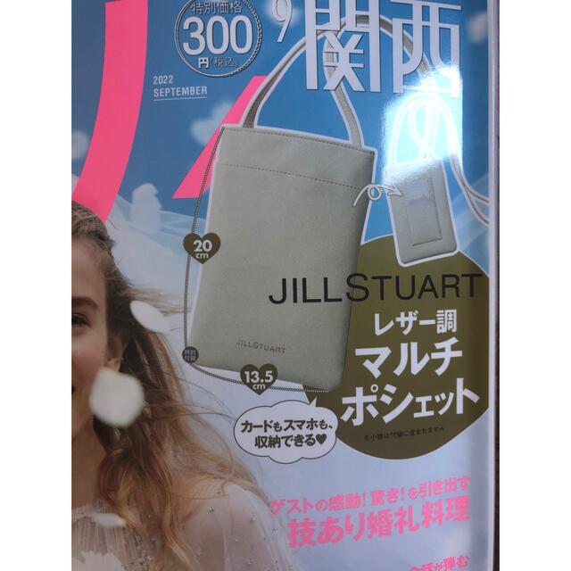 JILLSTUART(ジルスチュアート)のゼクシィ2022年9月号付録 JILLSTUART レザー調 マルチポシェット レディースのバッグ(ショルダーバッグ)の商品写真