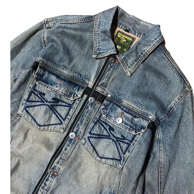 中日キャンプ 00s OAKLEY industrial Denim デニムジャケット メンズ