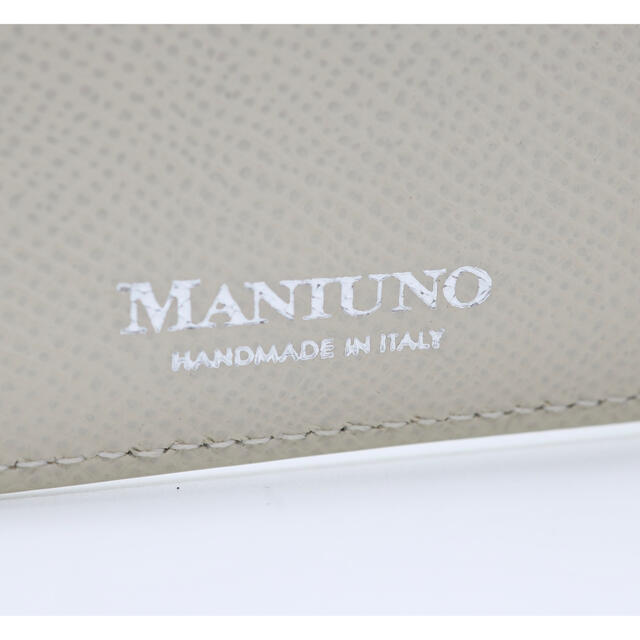 【新品未使用】マニウノ MANIUNO イタリア製二つ折り財布 6