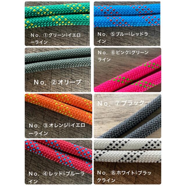② ハンドメイド パラコード スマホストラップショルダー ネックストラップ 8