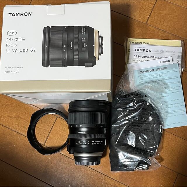 TAMRON(タムロン)のTAMRON SP24-70mm F2.8 G2レンズ Nikon用 スマホ/家電/カメラのカメラ(レンズ(ズーム))の商品写真