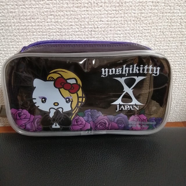 最大85％オフ！ 青 サンリオ キティ X-JAPAN YOSHIKIコラボ YOSHIKIKITTY ポーチ