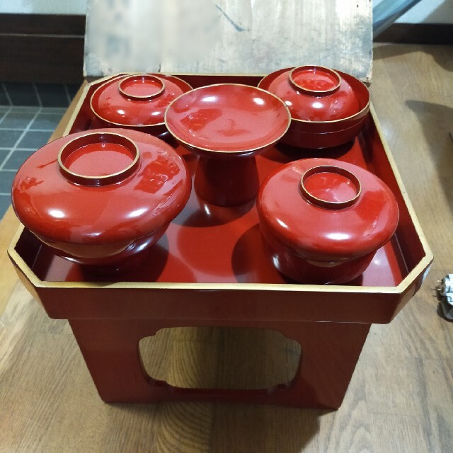 漆塗り御膳台飯台お膳昭和レトロ 新品未使用正規品 - その他 漆塗り御膳台飯台お膳昭和レトロ 新品未使用正規品 - その他